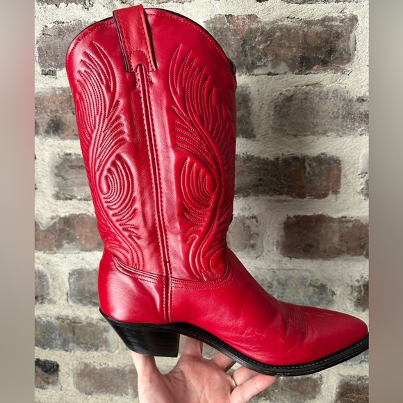 EUC Abilene Women’s Cowhide Western Boots - Pointed Toe - Size 10 - Picture 4 of 7